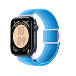 Cinturino per orologio in nylon con fibbia a scatto con trama in fibra di carbonio, For Apple Watch SE 2022 44mm