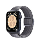 Cinturino per orologio in nylon con fibbia a scatto con trama in fibra di carbonio, For Apple Watch Series 7 45mm
