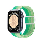 Cinturino per orologio in nylon con fibbia a scatto con trama in fibra di carbonio, For Apple Watch Series 7 45mm