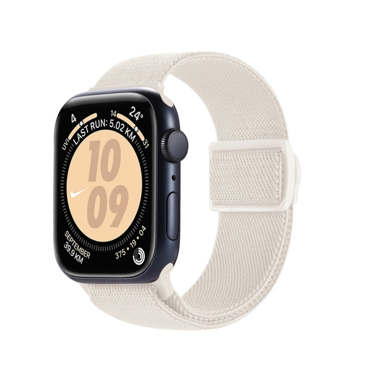 Cinturino per orologio in nylon con fibbia a scatto con trama in fibra di carbonio, For Apple Watch Series 4 40mm