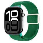 Cinturino per orologio in nylon con fibbia a scatto con trama in fibra di carbonio, For Apple Watch Series 10 46mm