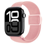 Cinturino per orologio in nylon con fibbia a scatto con trama in fibra di carbonio, For Apple Watch Series 10 42mm