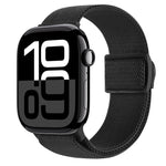 Cinturino per orologio in nylon con fibbia a scatto con trama in fibra di carbonio, For Apple Watch Series 10 42mm