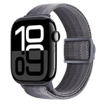 Cinturino per orologio in nylon con fibbia a scatto con trama in fibra di carbonio, For Apple Watch Series 10 42mm