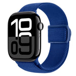 Cinturino per orologio in nylon con fibbia a scatto con trama in fibra di carbonio, For Apple Watch Series 10 42mm