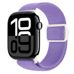 Cinturino per orologio in nylon con fibbia a scatto con trama in fibra di carbonio, For Apple Watch Series 10 42mm