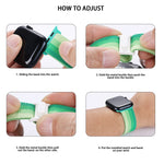 Cinturino per orologio in nylon con fibbia a scatto con trama in fibra di carbonio, For Apple Watch SE 2022 44mm