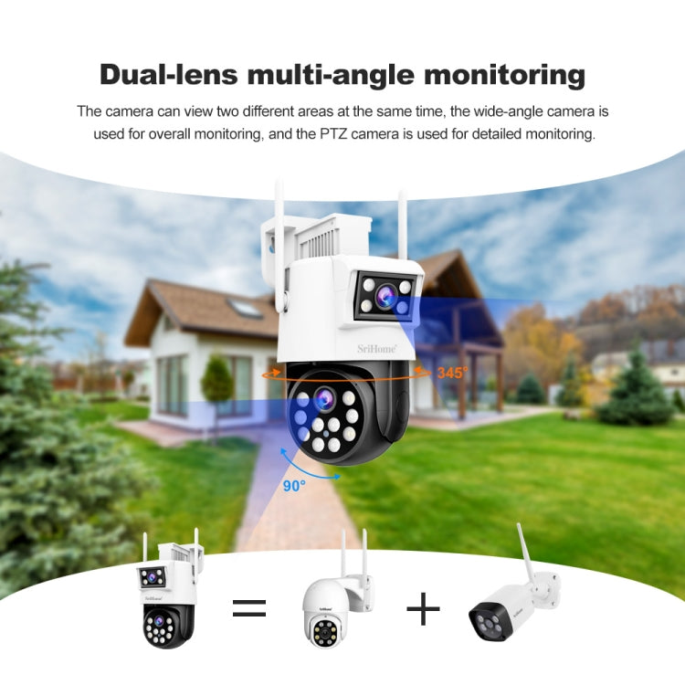 SriHome SH048 Telecamera IP doppio obiettivo 2MP