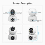 SriHome SH049 Telecamera IP HD doppio obiettivo 2MP