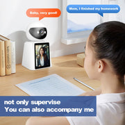 Srihome SH053 Baby monitor con telecamera IP intelligente con schermo IPS da 2 MP e 2,8 pollici, SH053
