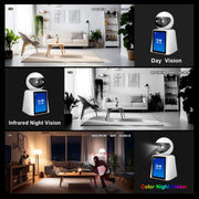 Srihome SH053 Baby monitor con telecamera IP intelligente con schermo IPS da 2 MP e 2,8 pollici, SH053