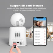 Srihome SH053 Baby monitor con telecamera IP intelligente con schermo IPS da 2 MP e 2,8 pollici, SH053