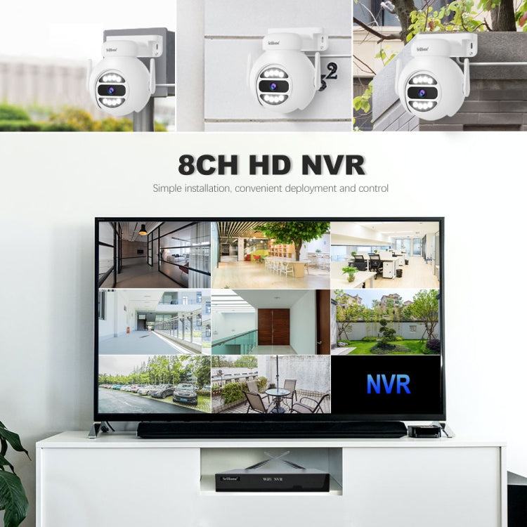 Videoregistratore di rete WiFi Ultra HD 4 canali SriHome