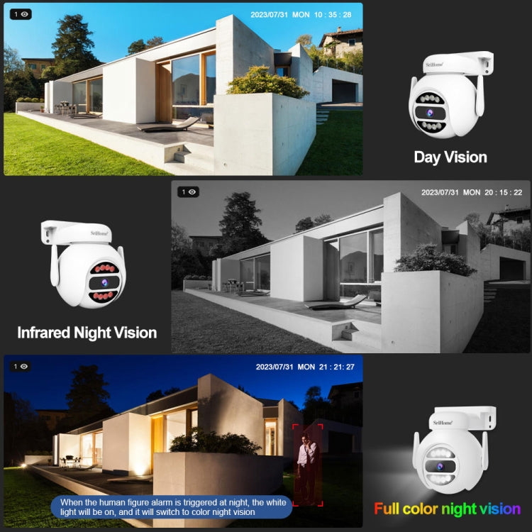 Videoregistratore di rete WiFi Ultra HD 4 canali SriHome