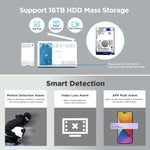Videoregistratore di rete WiFi Ultra HD 4 canali SriHome