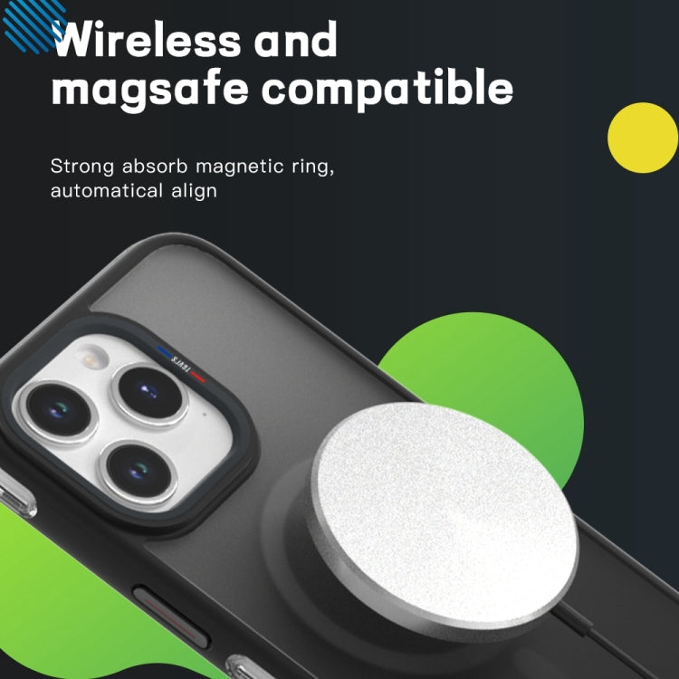 Custodia magnetica per telefono TGVIS Vigor Series Airbag MagSafe, For iPhone 15 Pro Max, For iPhone 15 Pro, For iPhone 15 Plus, For iPhone 15