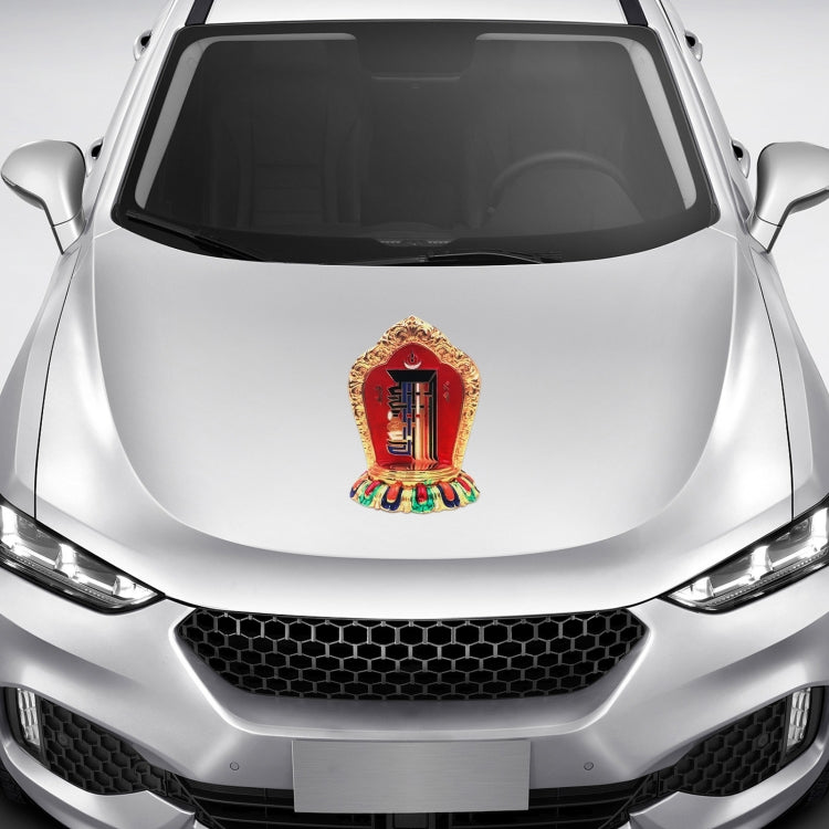 Adesivi personalizzati autoadesivi in PVC con diagramma Bagua tibetano per auto, Small, Large