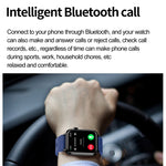 ET580 Schermo AMOLED da 2,04 pollici Sport Smart Watch Supporto chiamata Bluetooth / Funzione ECG