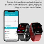 ET580 Schermo AMOLED da 2,04 pollici Sport Smart Watch Supporto chiamata Bluetooth / Funzione ECG