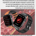 ET580 Schermo AMOLED da 2,04 pollici Sport Smart Watch Supporto chiamata Bluetooth / Funzione ECG