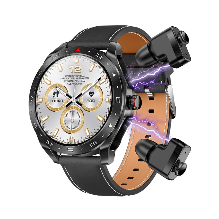 LEMFO T95 Schermo IPS da 1,52 pollici 2 in 1 Auricolare Bluetooth Smart Watch Supporta il monitoraggio della salute