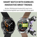 LEMFO T95 Schermo IPS da 1,52 pollici 2 in 1 Auricolare Bluetooth Smart Watch Supporta il monitoraggio della salute