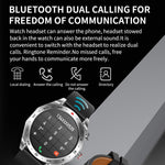 LEMFO T95 Schermo IPS da 1,52 pollici 2 in 1 Auricolare Bluetooth Smart Watch Supporta il monitoraggio della salute