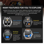 LEMFO T95 Schermo IPS da 1,52 pollici 2 in 1 Auricolare Bluetooth Smart Watch Supporta il monitoraggio della salute