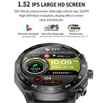 LEMFO T95 Schermo IPS da 1,52 pollici 2 in 1 Auricolare Bluetooth Smart Watch Supporta il monitoraggio della salute