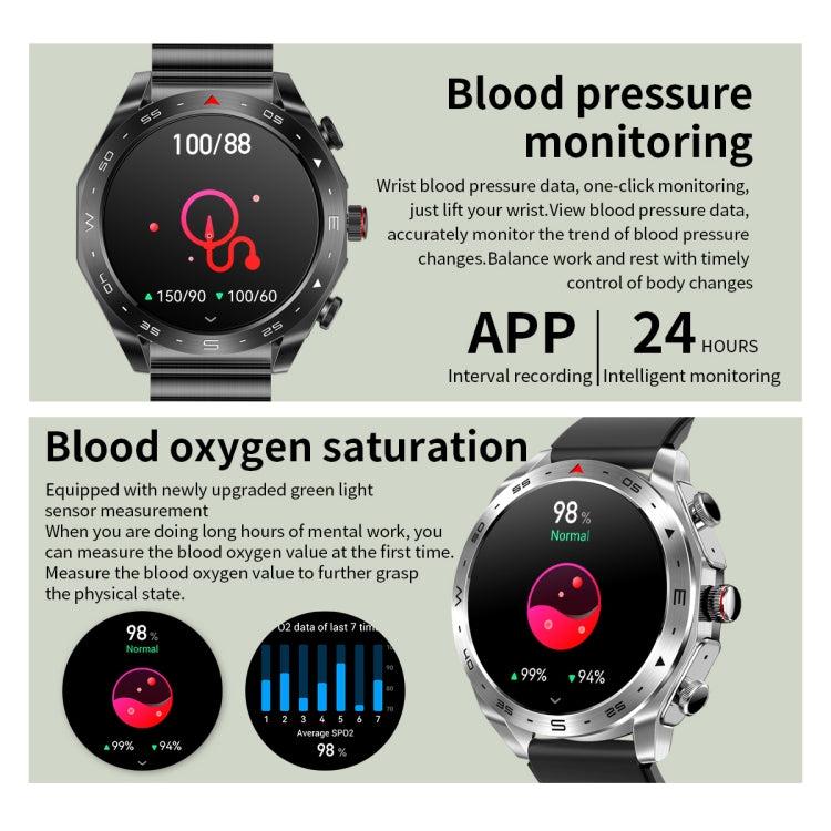 LEMFO T95 Schermo IPS da 1,52 pollici 2 in 1 Auricolare Bluetooth Smart Watch Supporta il monitoraggio della salute