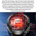 LEMFO T95 Schermo IPS da 1,52 pollici 2 in 1 Auricolare Bluetooth Smart Watch Supporta il monitoraggio della salute