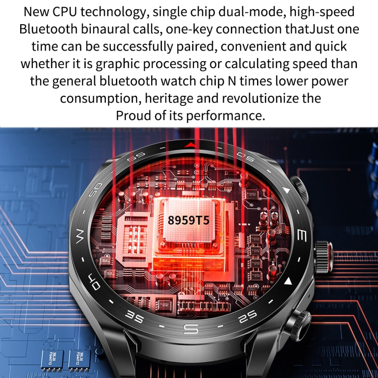 LEMFO T95 Schermo IPS da 1,52 pollici 2 in 1 Auricolare Bluetooth Smart Watch Supporta il monitoraggio della salute
