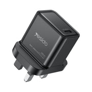 Caricabatterie a ricarica rapida GaN con interfaccia USB-C/Type-C Yesido YC81 PD 25W, YC81