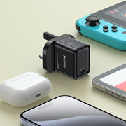 Caricabatterie a ricarica rapida GaN con interfaccia USB-C/Type-C Yesido YC81 PD 25W, YC81