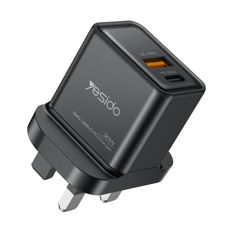 Caricabatterie a ricarica rapida GaN con interfaccia USB-C/Type-C+USB Yesido YC83 PD da 30 W, YC83