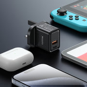 Caricabatterie a ricarica rapida GaN con interfaccia USB-C/Type-C+USB Yesido YC83 PD da 30 W, YC83