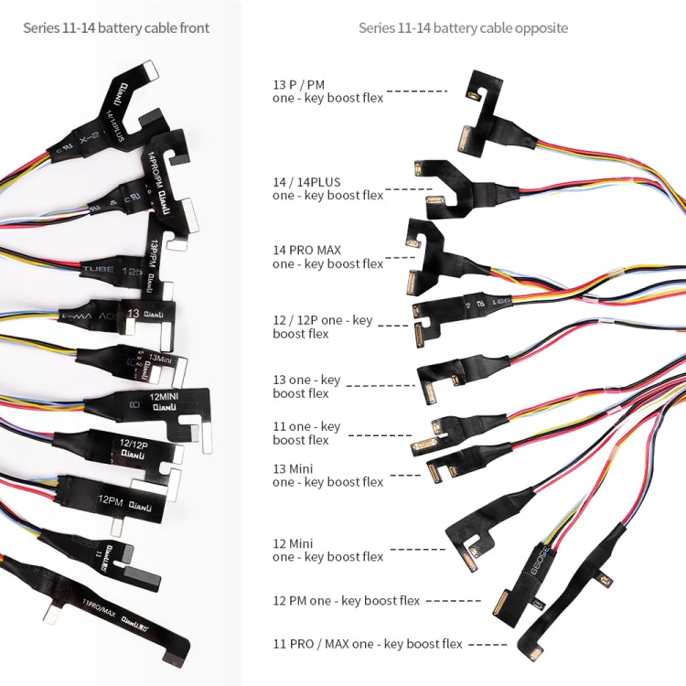 QianLi 7th Generation iPower Pro Max DC Power Check Test Cable for iPhone 6-14 Series