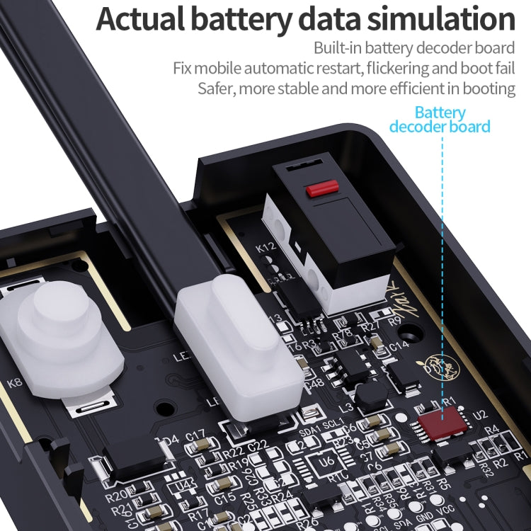 Cavo di prova per il controllo dell'alimentazione CC QianLi di settima generazione iPower Pro Max per iPhone serie 6-14