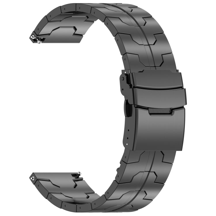 Cinturino per orologio in metallo titanio, 22mm