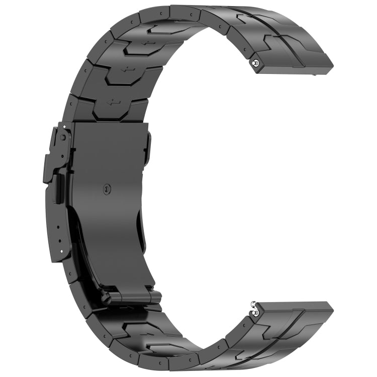 Cinturino per orologio in metallo titanio, 22mm