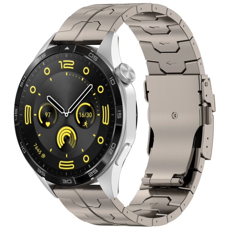 Cinturino per orologio in metallo titanio, 22mm