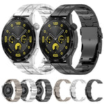 Cinturino per orologio in metallo titanio, 22mm