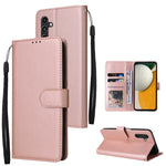 Custodia per cellulare multifunzionale in pelle con 3 slot per schede, For Galaxy A36 5G, For Galaxy A55 5G, For Galaxy A35 5G, For Galaxy A15