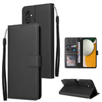 Custodia per cellulare multifunzionale in pelle con 3 slot per schede, For Galaxy A36 5G, For Galaxy A55 5G, For Galaxy A35 5G, For Galaxy A15