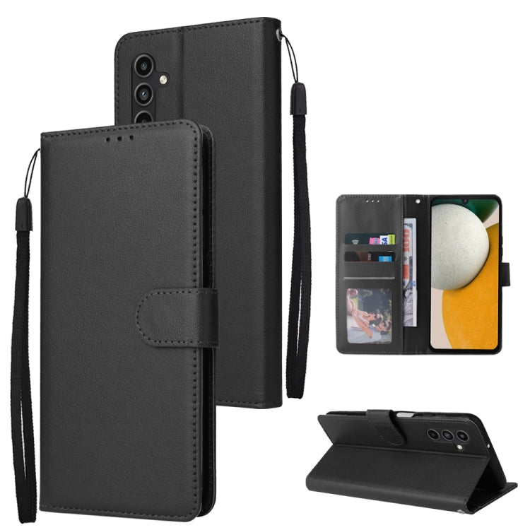 Custodia per cellulare multifunzionale in pelle con 3 slot per schede, For Galaxy A36 5G, For Galaxy A55 5G, For Galaxy A35 5G, For Galaxy A15
