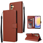 Custodia per cellulare multifunzionale in pelle con 3 slot per schede, For Galaxy A05, For Galaxy A25 5G