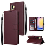 Custodia per cellulare multifunzionale in pelle con 3 slot per schede, For Galaxy A05, For Galaxy A25 5G