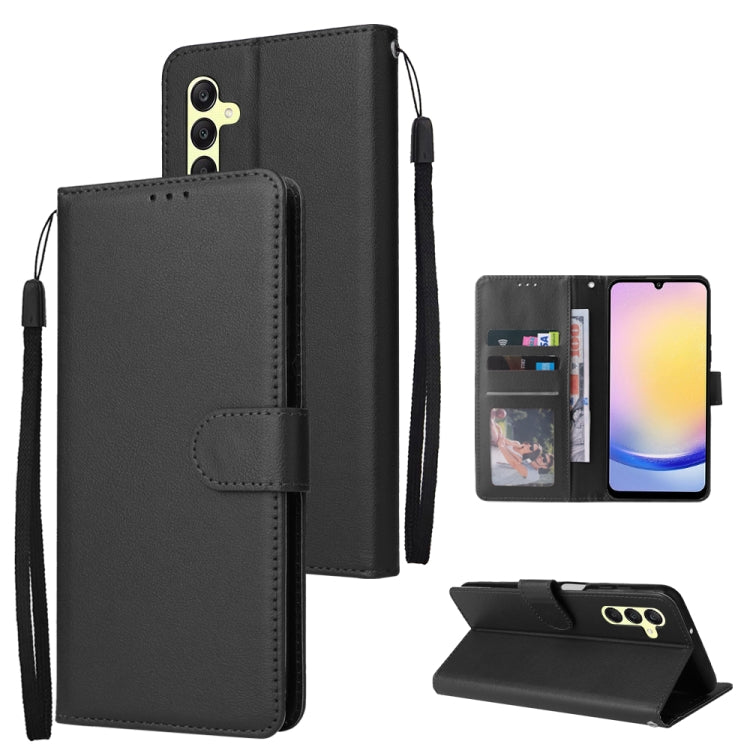 Custodia per cellulare multifunzionale in pelle con 3 slot per schede, For Galaxy A05, For Galaxy A25 5G