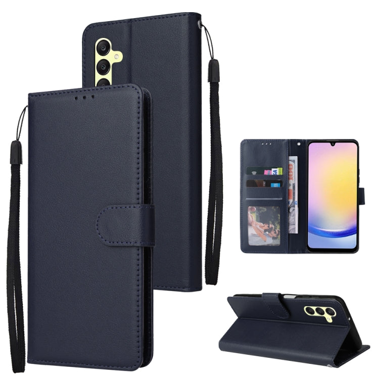 Custodia per cellulare multifunzionale in pelle con 3 slot per schede, For Galaxy A05, For Galaxy A25 5G