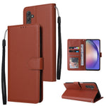 Custodia per cellulare multifunzionale in pelle con 3 slot per schede, For Galaxy A36 5G, For Galaxy A55 5G, For Galaxy A35 5G, For Galaxy A15